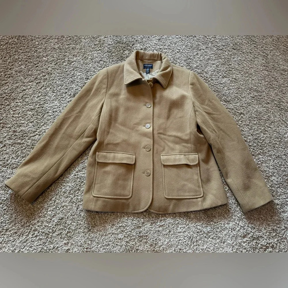 American Eagle Outfitters Jackets & Blazers - American Eagle Outfitters Brown Wool pea coat Women Size XL